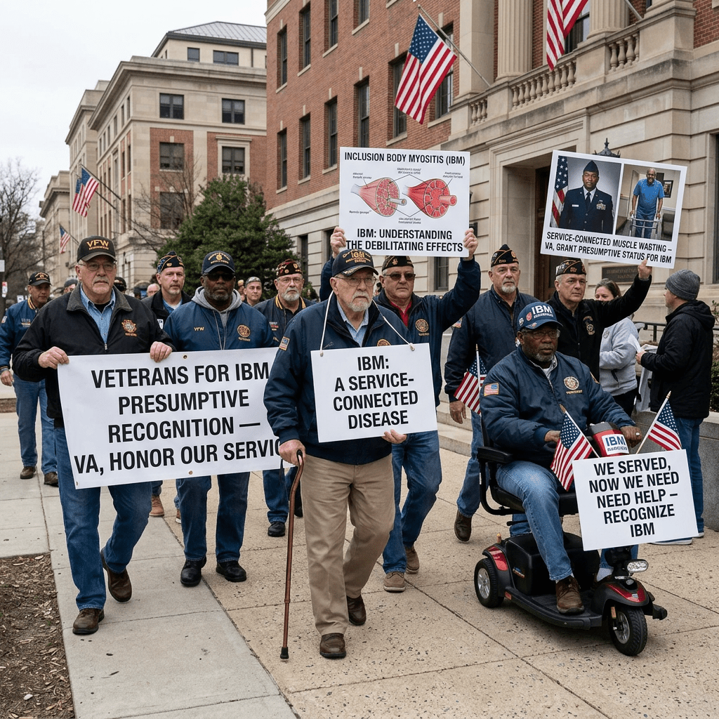 Veterans advocating IBM presumptive recognition with medical imagery