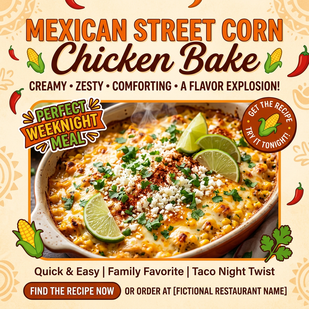 Recipes for Veterans: Mexican Street Corn Black Bean Chicken&nbsp;Bake
