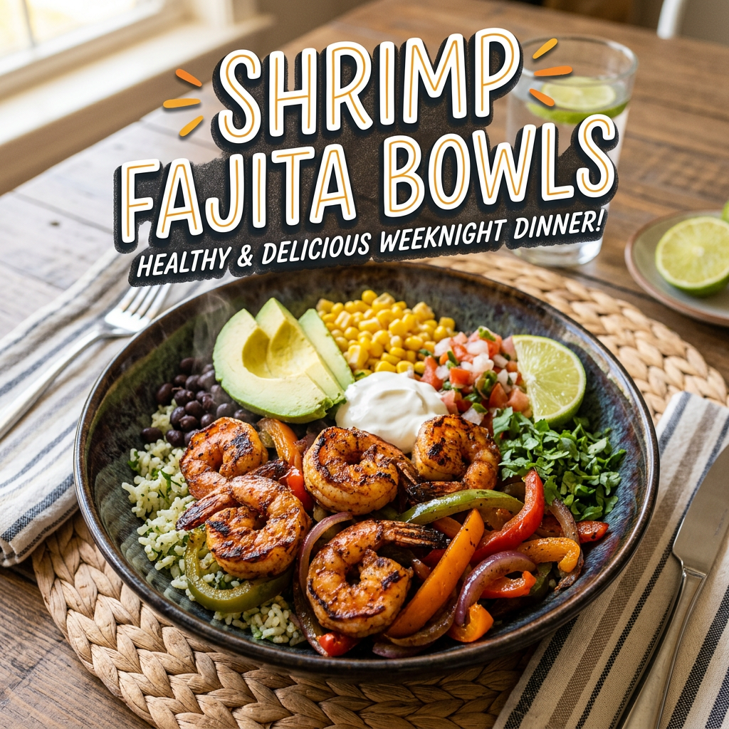 Recipes for Veterans: The Best Shrimp Fajita Bowls (30 Minutes, One‑Pan)