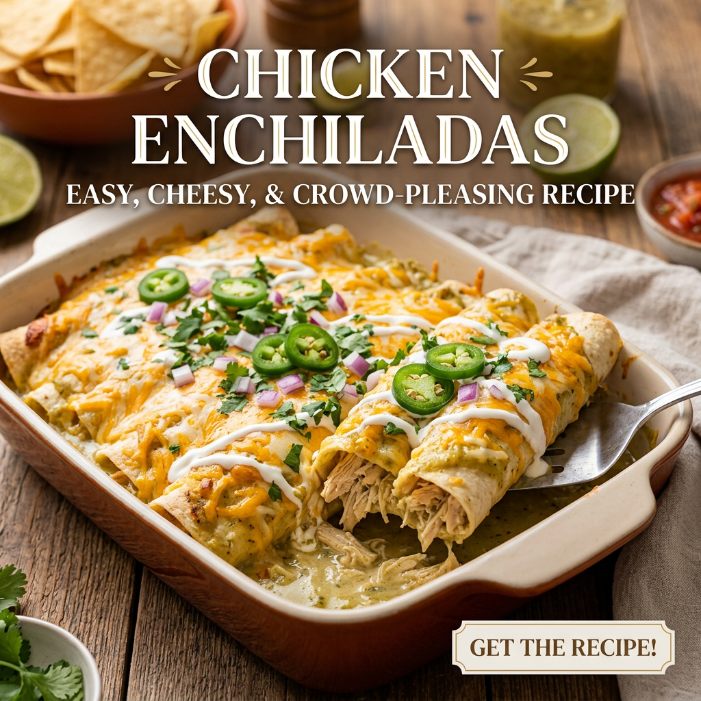 Recipes for Veterans: Chicken Enchiladas for Strength, Simplicity & Comfort