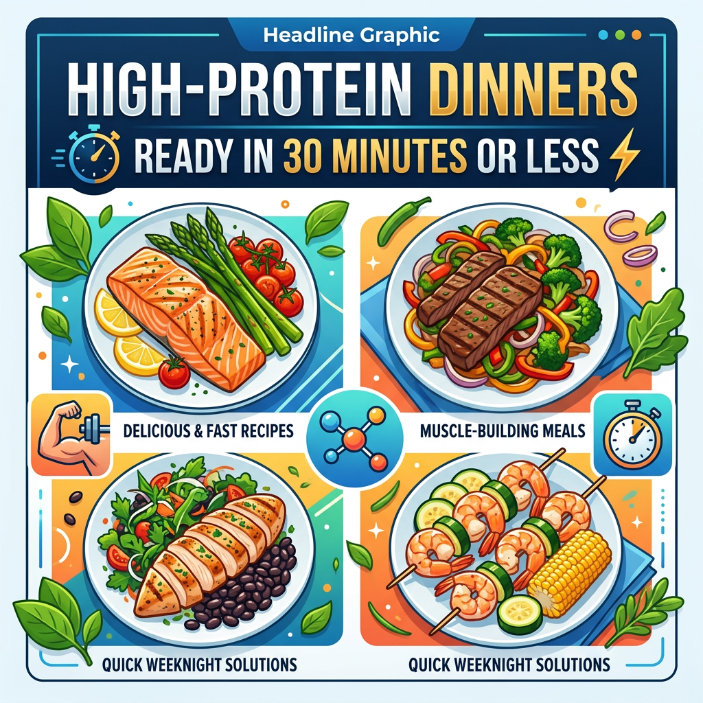 Recipes for Veterans: 10 Easy Go‑To High‑Protein Dinners Actually Ready in Under 30 Minutes