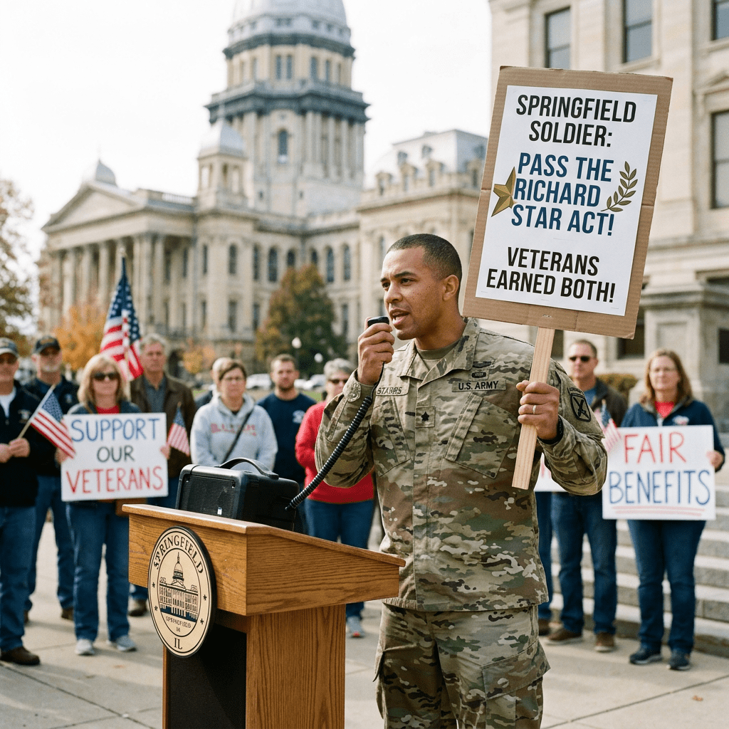 Springfield Soldier Fights for Passage of the Richard Star Act